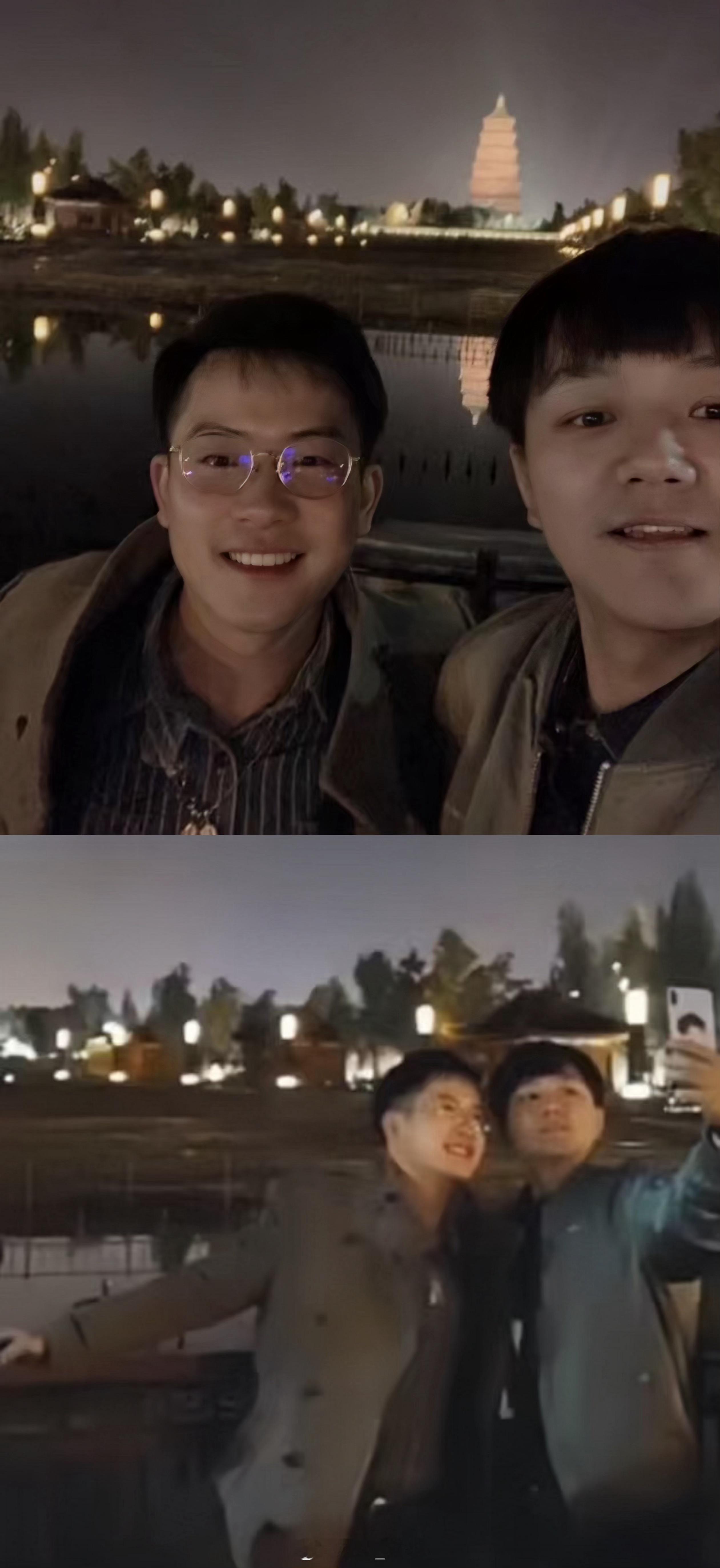 当年还是两个甜妹 