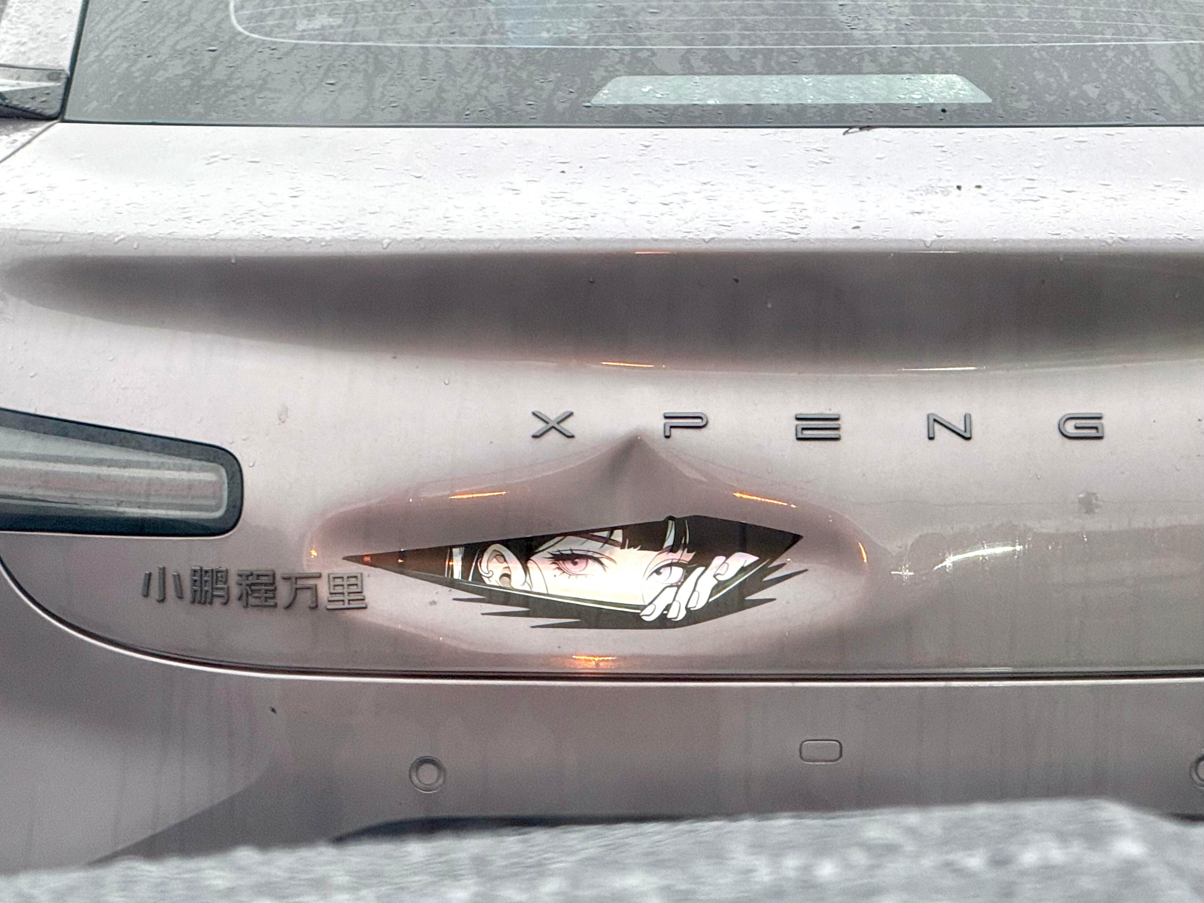 这个车尾贴真的完美融入，又省了一笔修理费