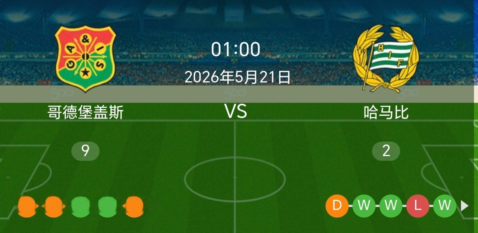 哥德堡vs哈马比 虽然盖斯在近7次正式交锋中保持不败，心理优势明显，但此一时彼一