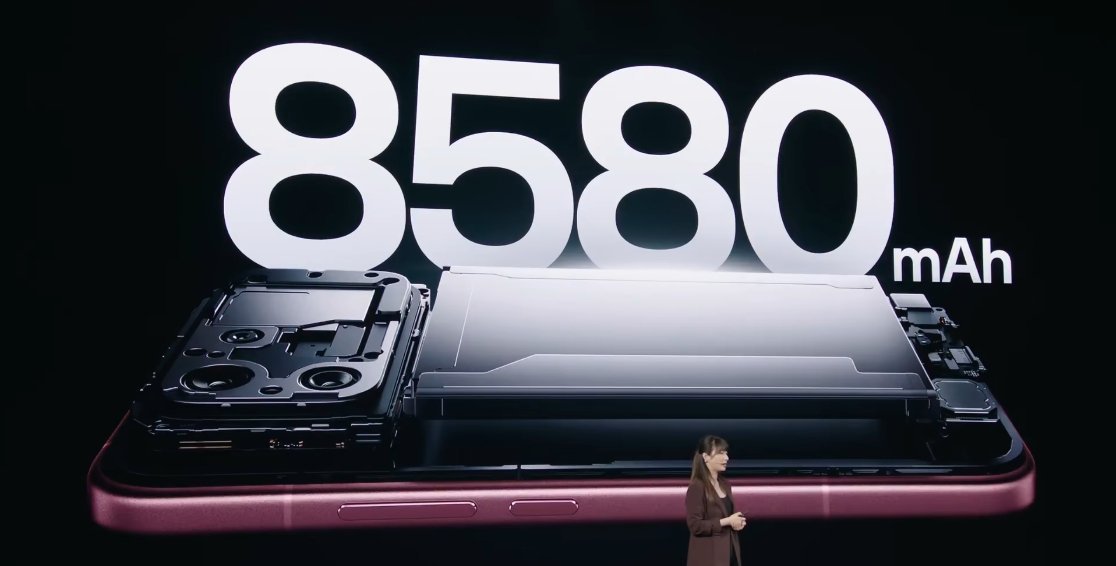 REDMI K100 Pro 内置 8580mAh 小米金沙江电池（26% 硅含