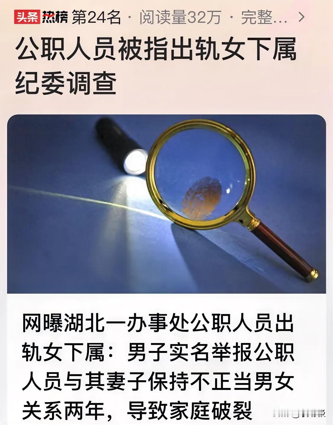 中袁评论：强烈建议公职人员犯下出轨与通奸行为的，一律被国家迅速剔除出体制队伍，以