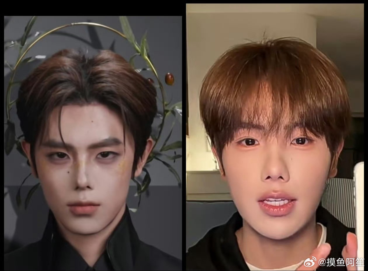 确实有点变胖了……垫底辣孩的脸怎么了