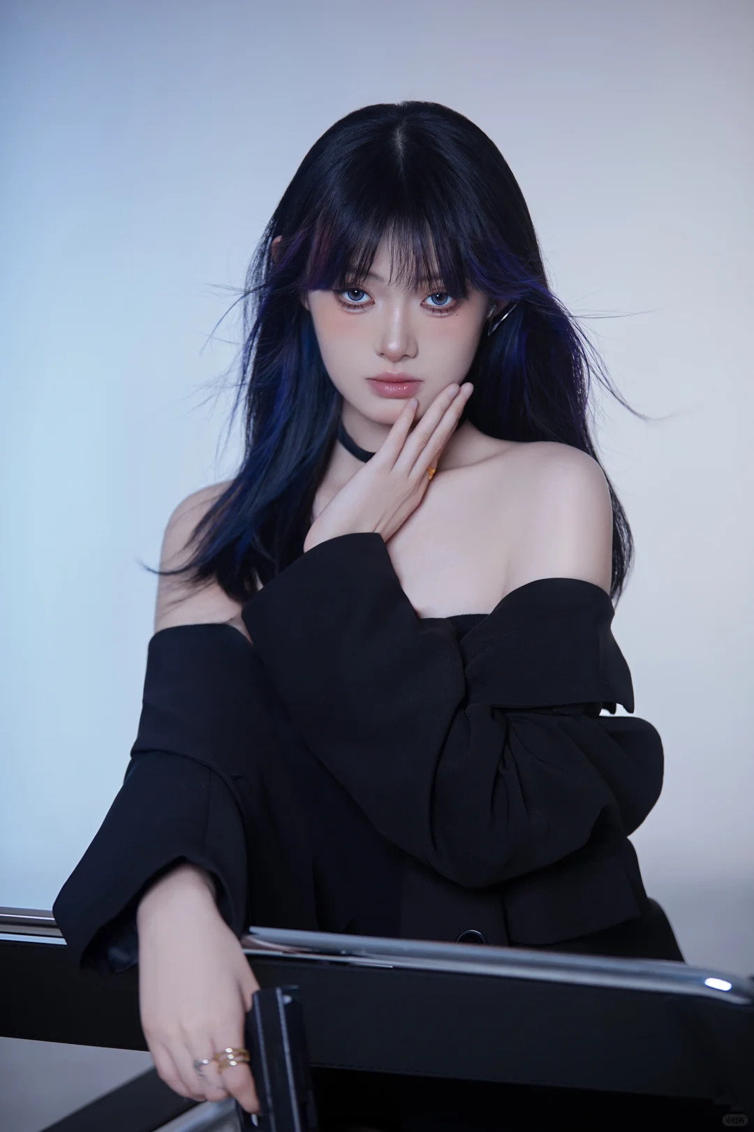 被客妹硬控10秒🖤黑西装甜酷少女❗️