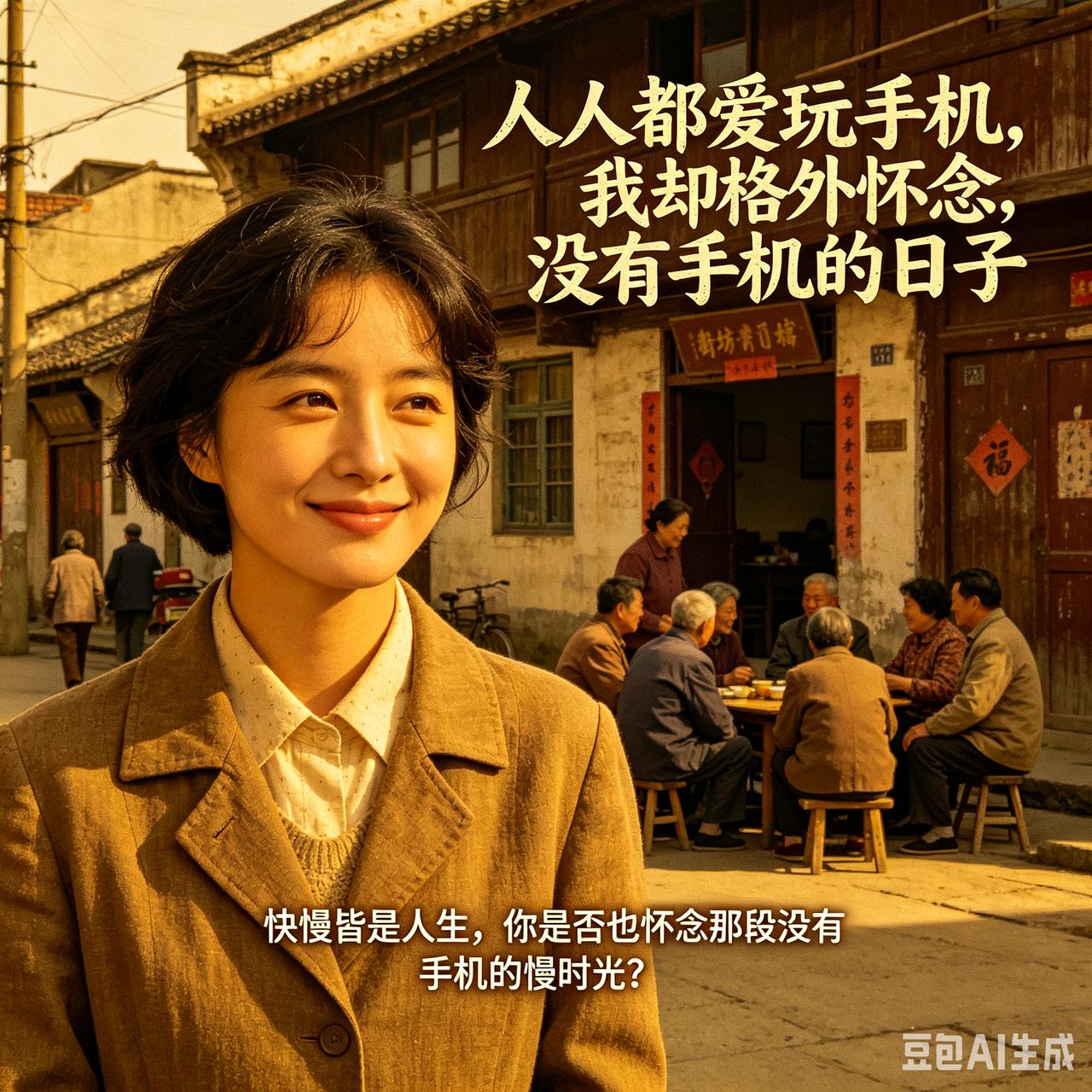 人人都爱玩手机，我却格外怀念没有手机的日子
 
如今走到哪都能看见低头玩手机的人