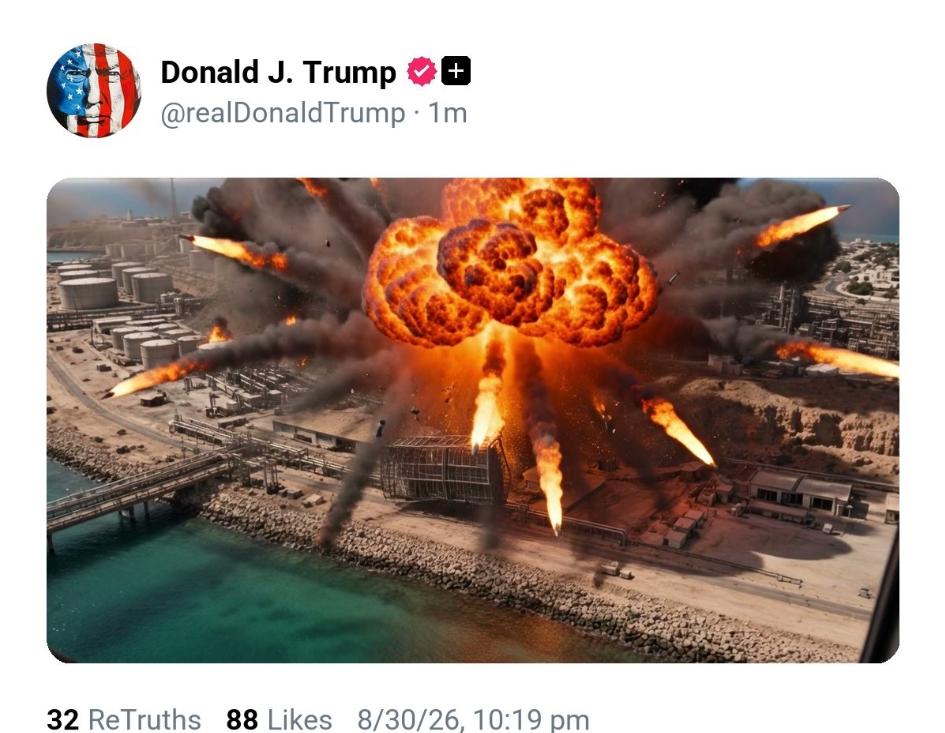 美国和伊朗又打起来了，虽然低烈度，美国发射导弹袭击拉腊克岛，伊朗发射导弹袭击约旦