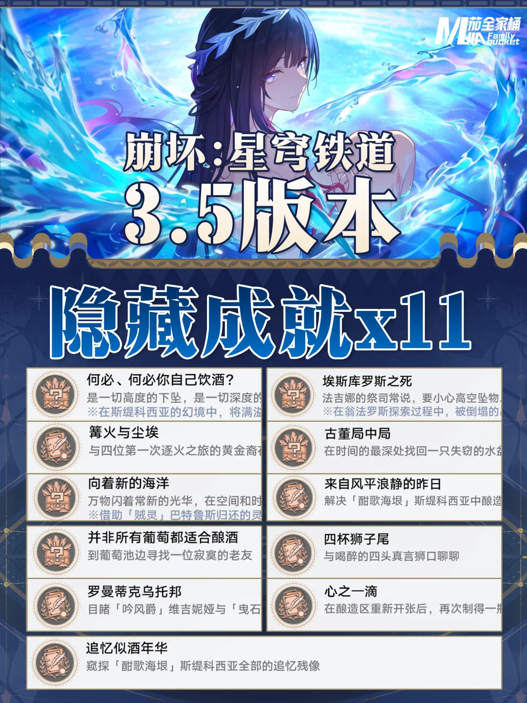 星铁3.5版本｜11个隐藏成就攻略合集