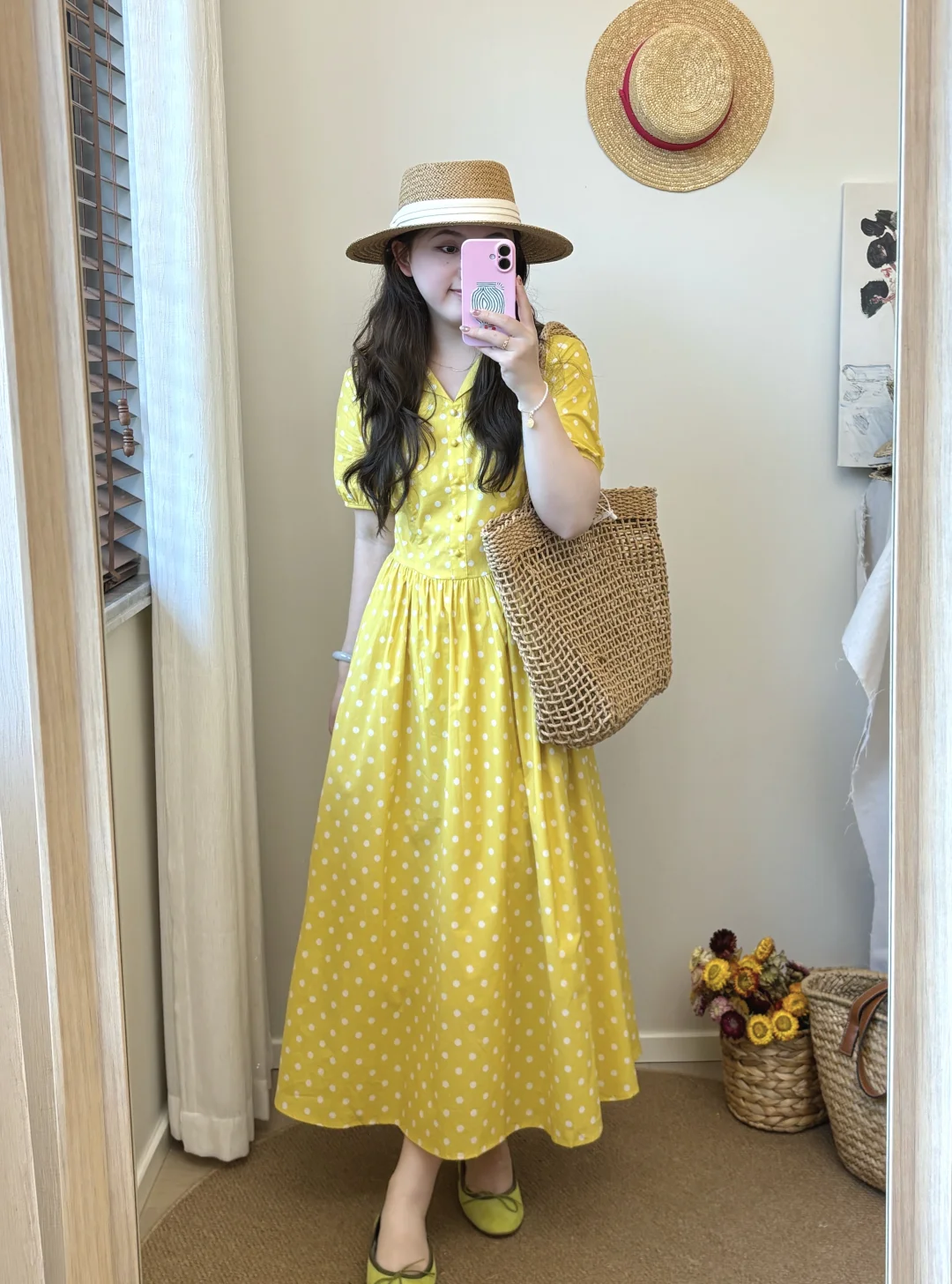 💛💛明媚的黄色连衣裙太适合夏天啦～