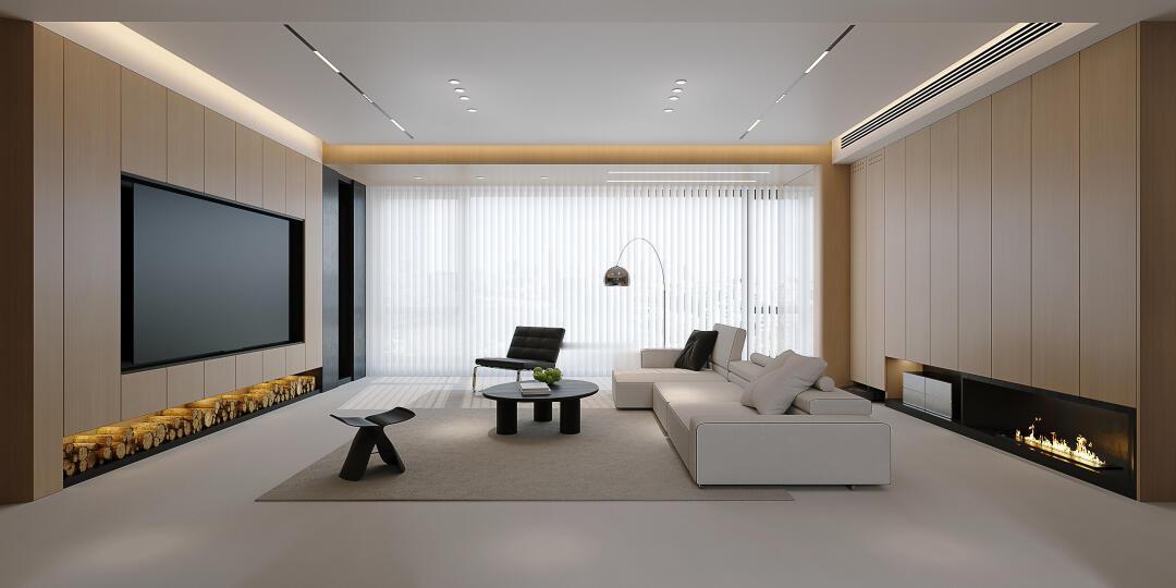 现代简约×原木风，把温柔与质感装进家原木风全屋设计 中式原木家装 家装奶油原木风