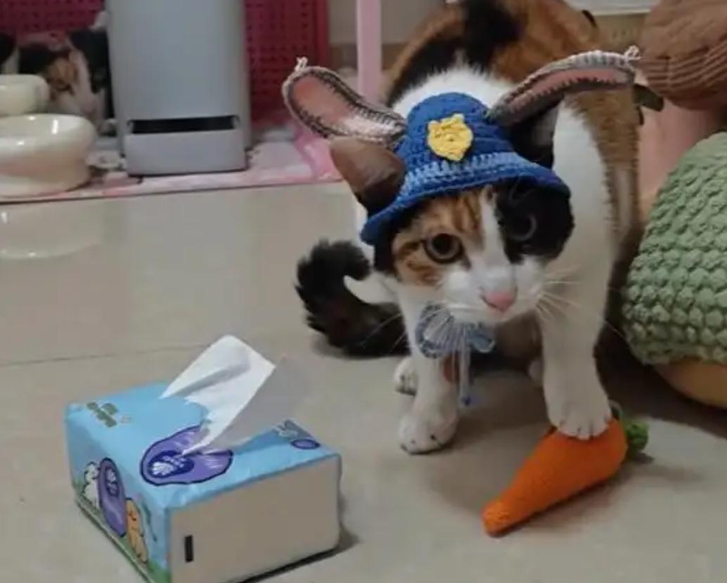 | “萝卜纸巾猫”走红，一句“真棒”太暖心】年终岁尾，当朋友圈、工作群被总结报告