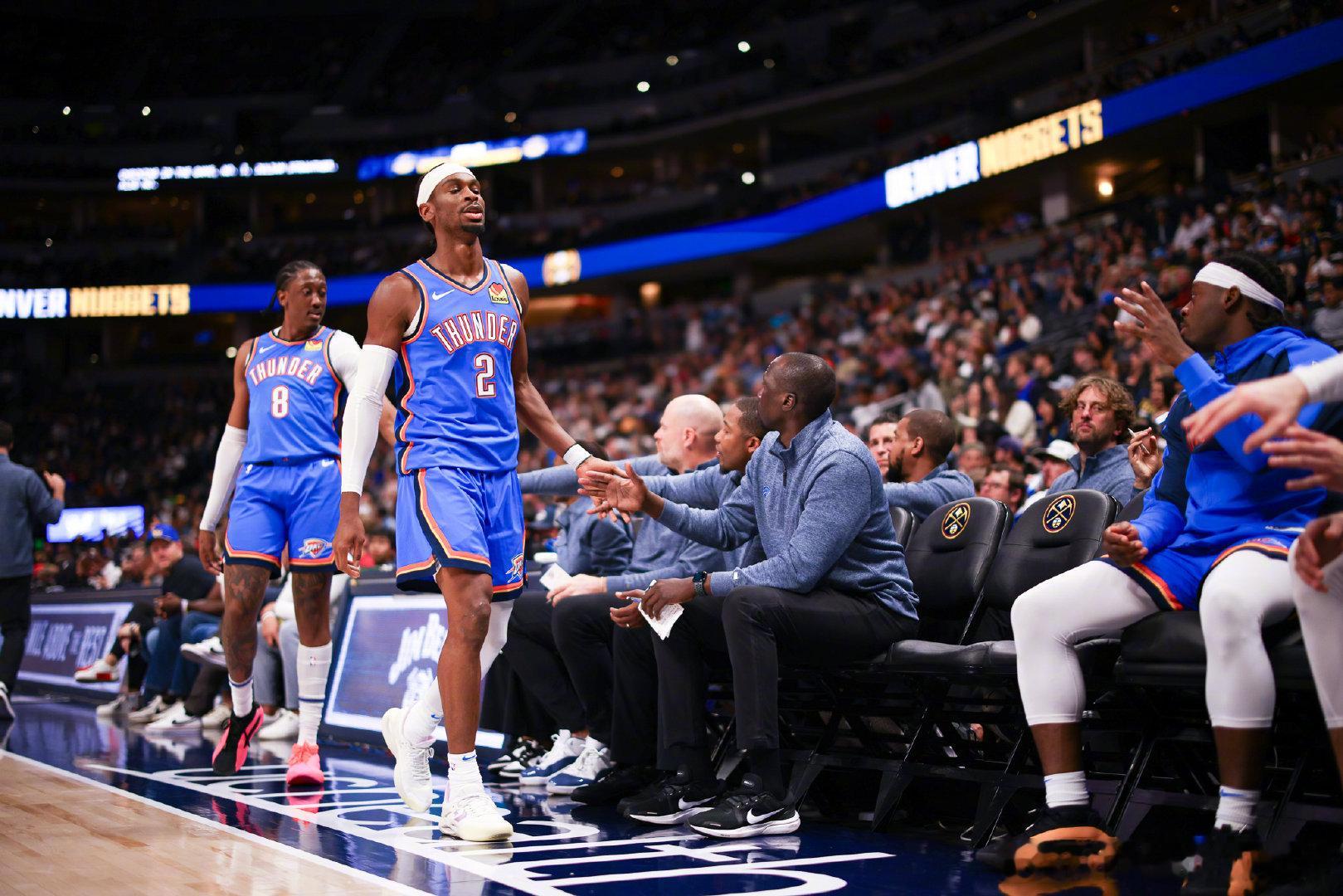 明天将迎来季前赛收官战！#雷霆[超话]# #ThunderUp# #NBA季前赛