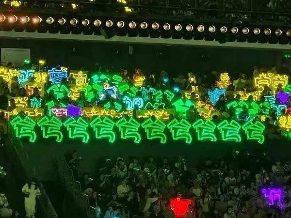 丁禹兮星光大赏内场灯牌丁禹兮星光大赏灯牌丁禹兮星光大赏内场灯牌，哇塞，