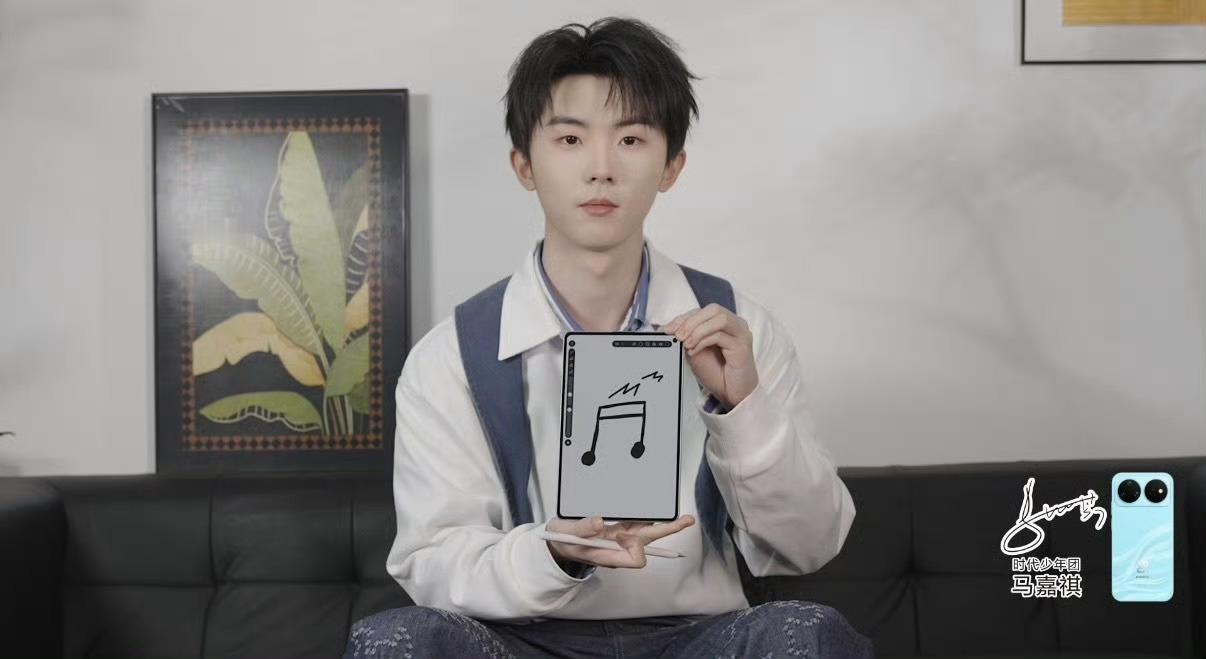 马嘉祺手绘音符简笔画马嘉祺画画也忘不了爱音乐马哥就这样把音乐刻在dna里，手绘音