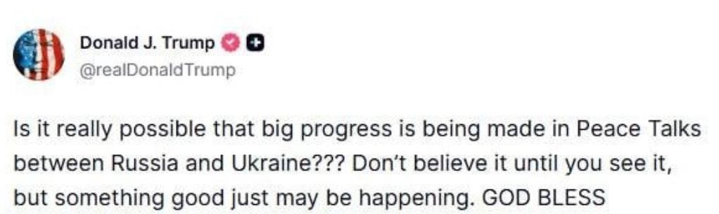“眼见为实”：特朗普发表的这个声明令人意外
11月24日，特朗普在社交媒体上Tr
