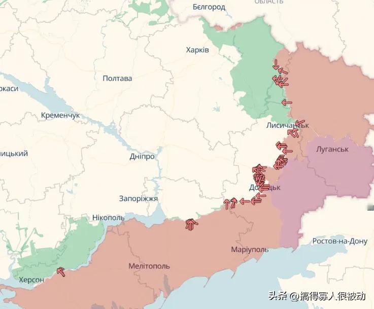 乌东战线呈胶灼状态，对乌军来说喜忧参半。好消息是收复了纽约、内利皮夫卡和利普齐附