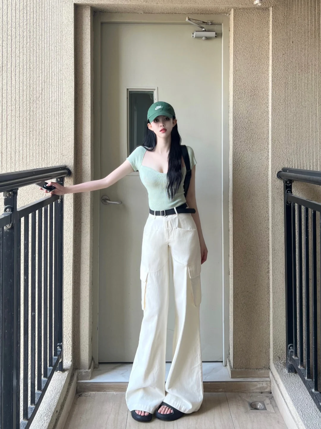 休闲组！今天是绿➕白！