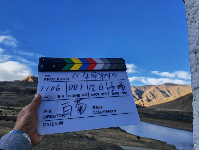 杨紫片场又请客了杨紫生日专场杨紫高原拍《生命树》请全剧组！三种口味披萨管够，恰逢