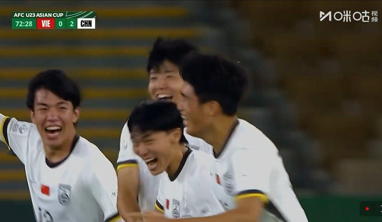 这场是准备把小组赛没进的球都还上是吧u23国足vsu23越南