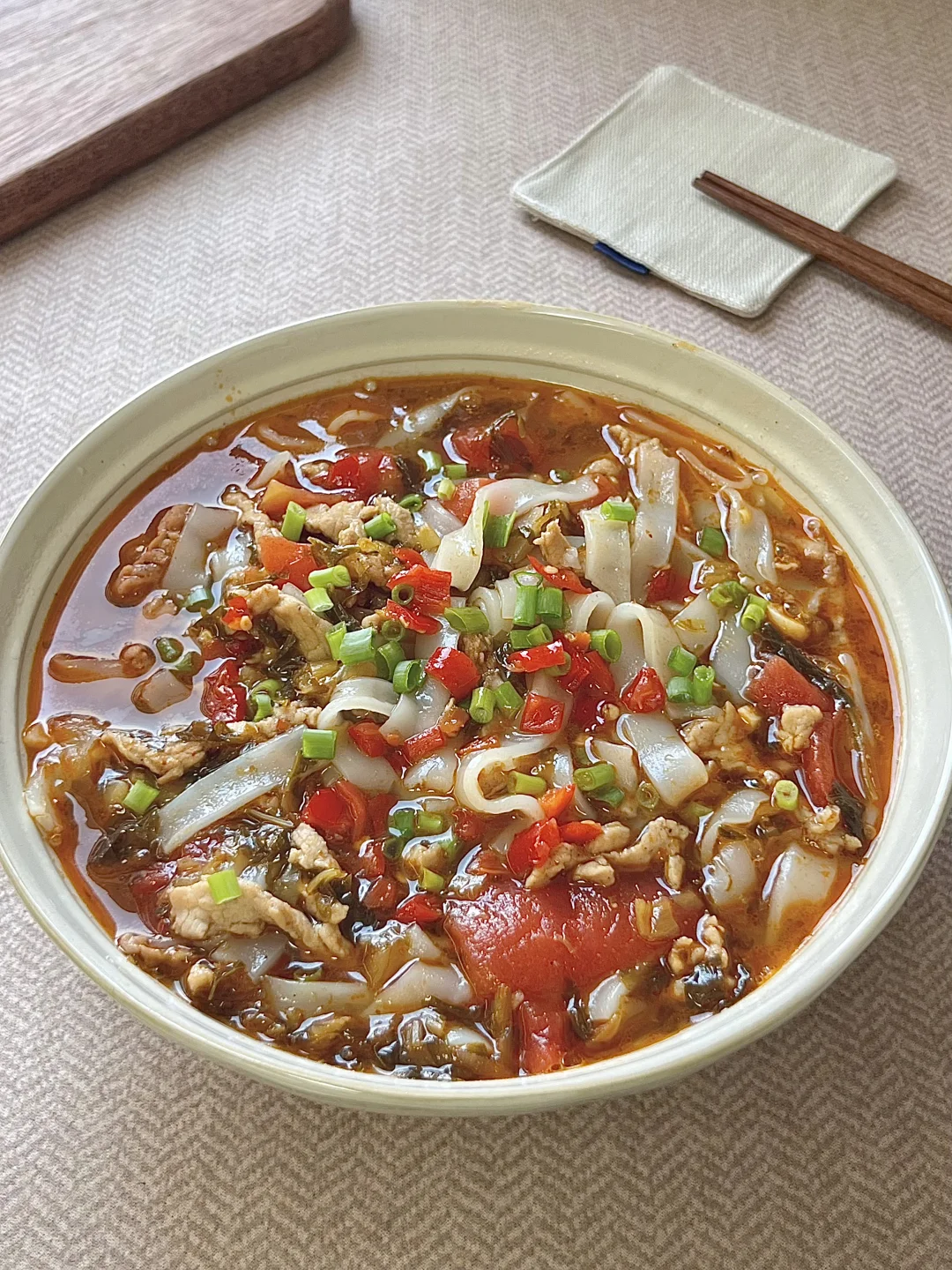 河粉这样做太太太太好吃了❗️酸辣开胃🤤