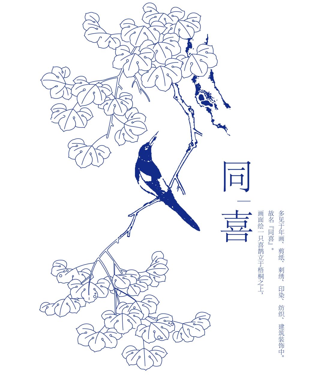 传统吉祥图案-同喜纹