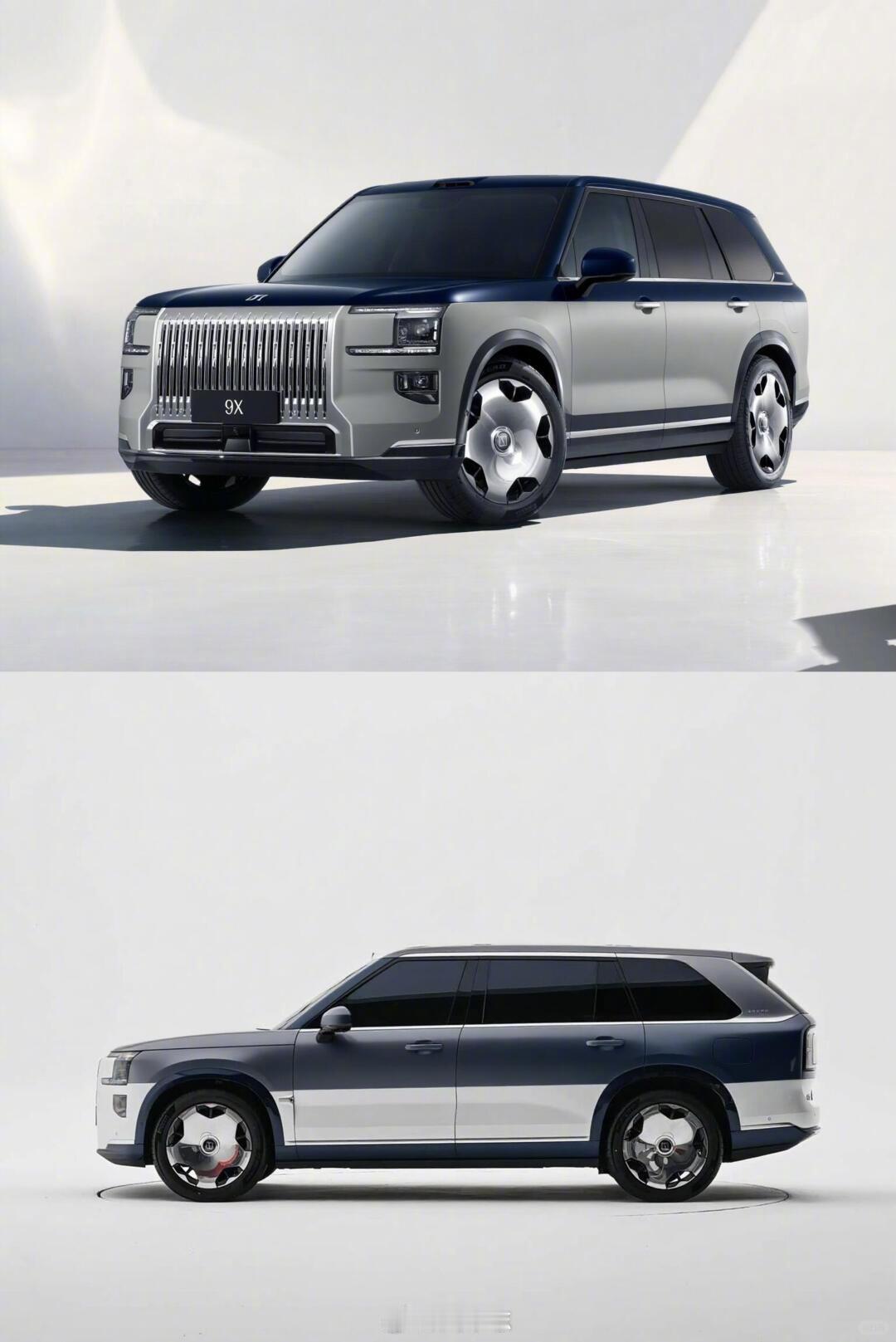 网友做的双拼色9X，感受一下效果尊不尊？[思考]极氪9x重新定义旗舰suv ​​