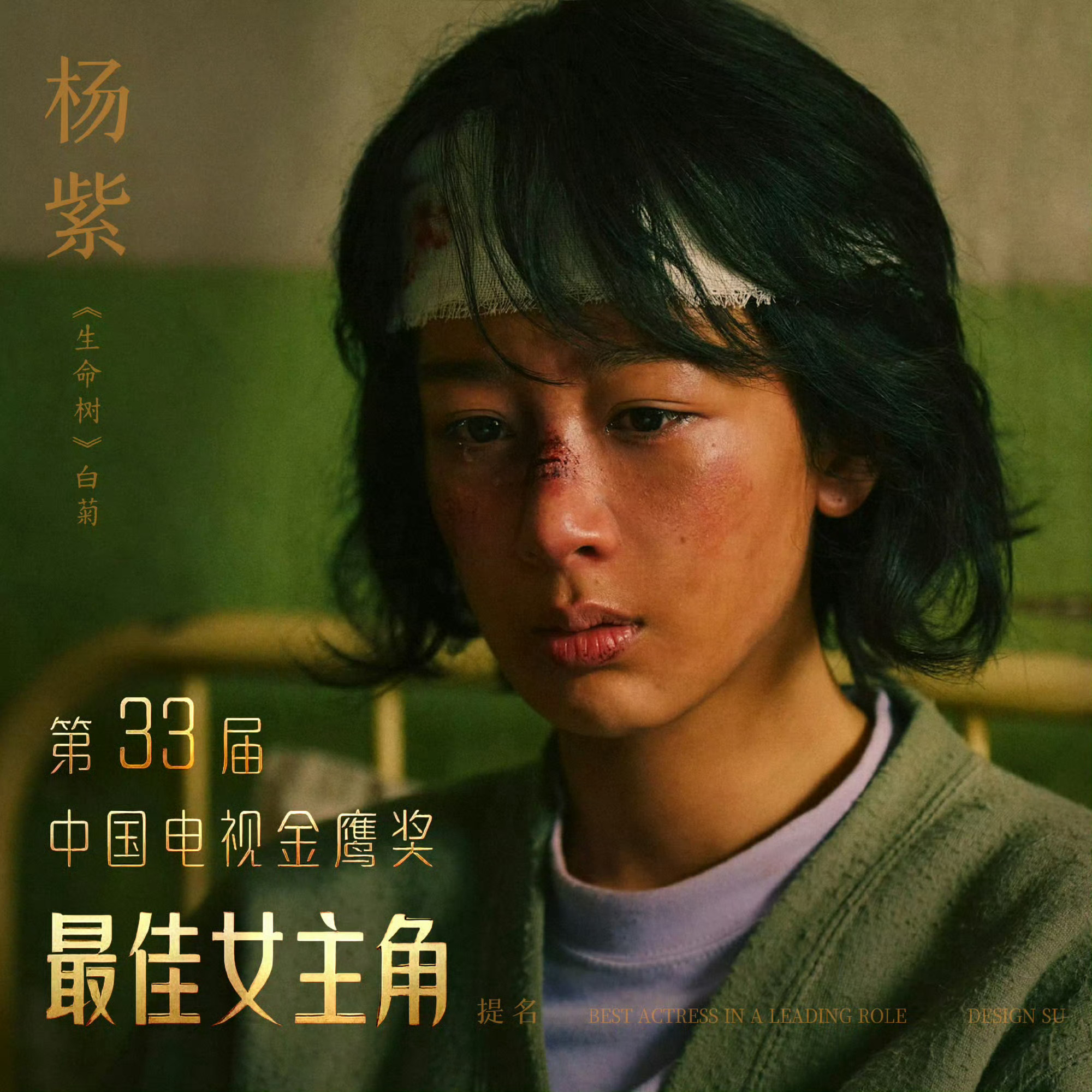 网传金鹰奖最佳女主角是杨紫，点进热搜发现大家都希望她拿下金鹰视后，希望祝福能成真