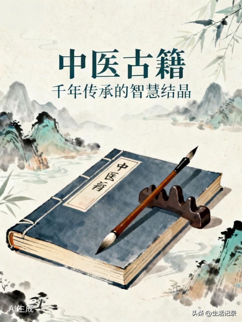 要说中医里最好的书，那不得不提中医四大名著。《黄帝内经》成书于战国到西汉，它整合