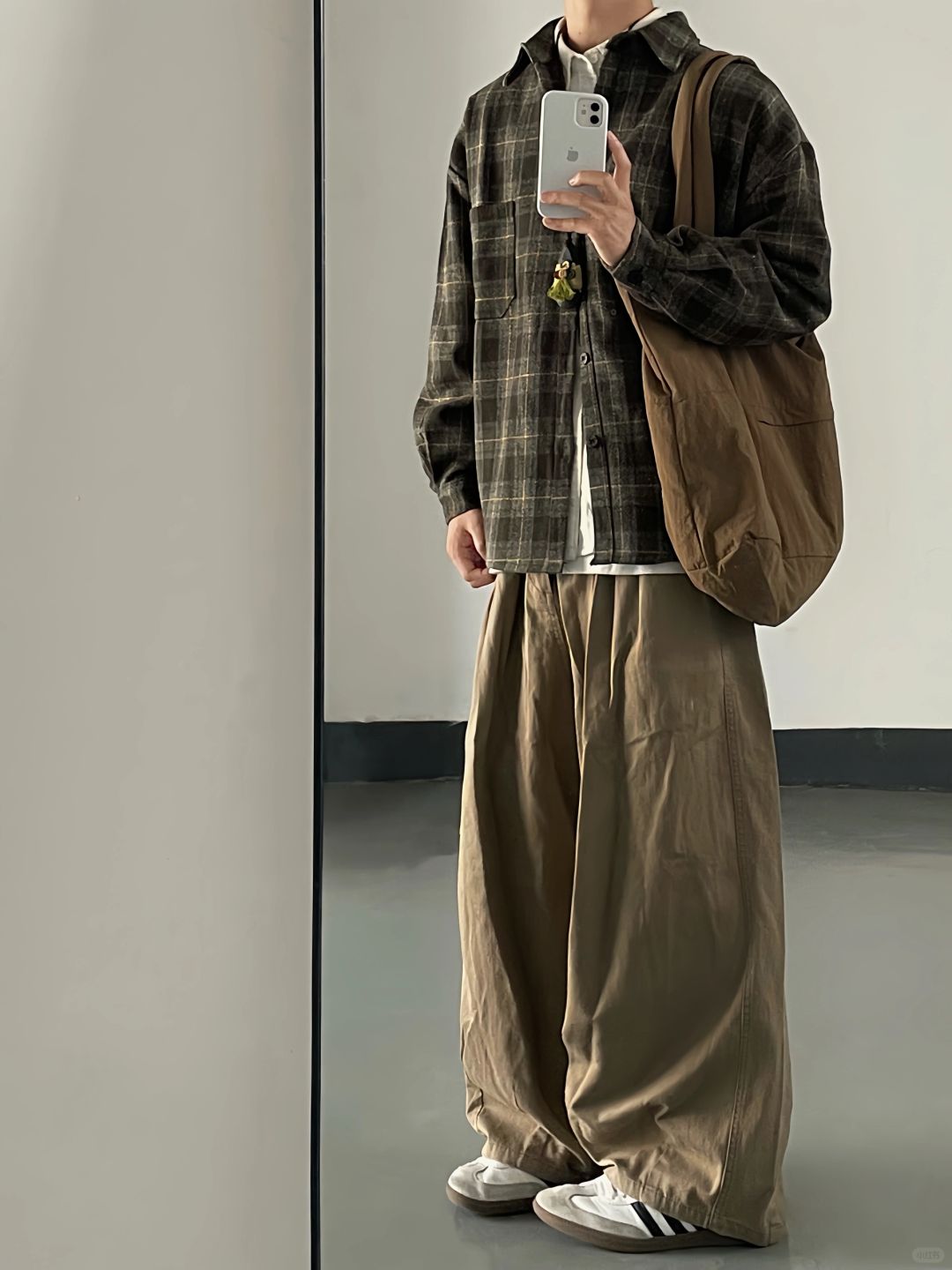 🍂期待秋冬！大地色系格子衫！复古文艺氛围感
