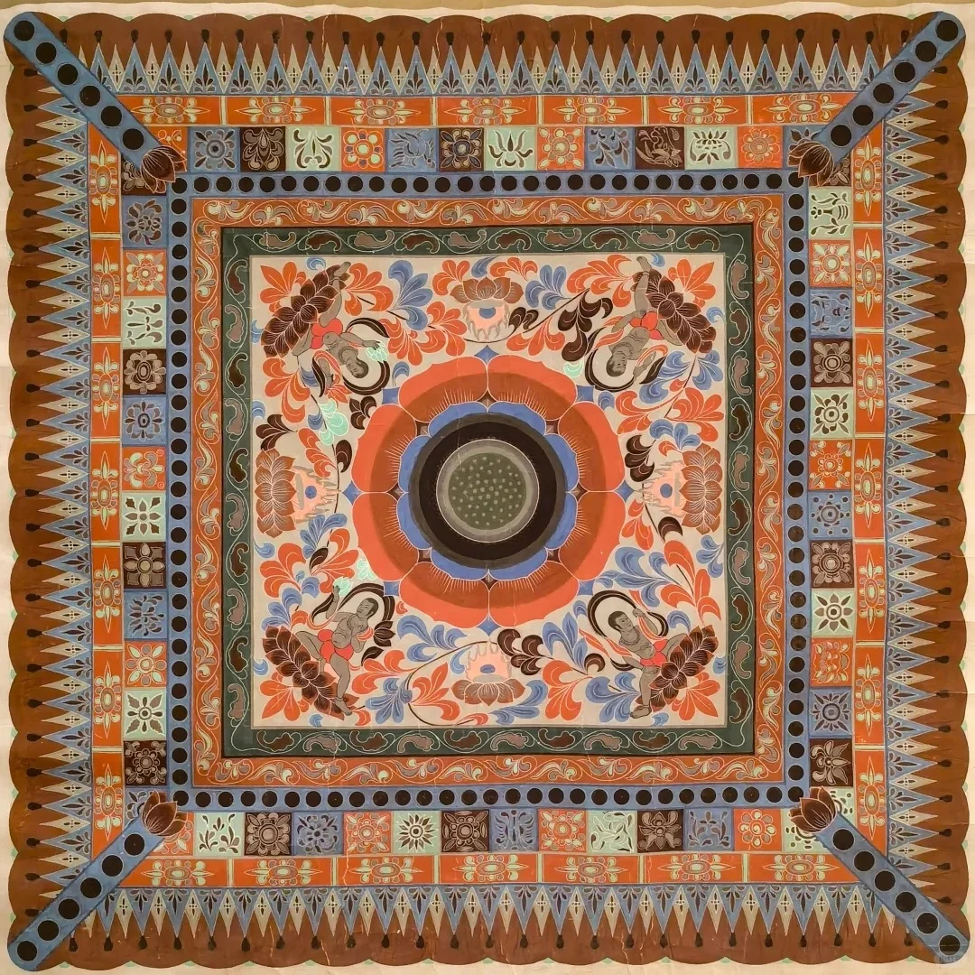 敦煌莫高窟藻井纹样 ​​​