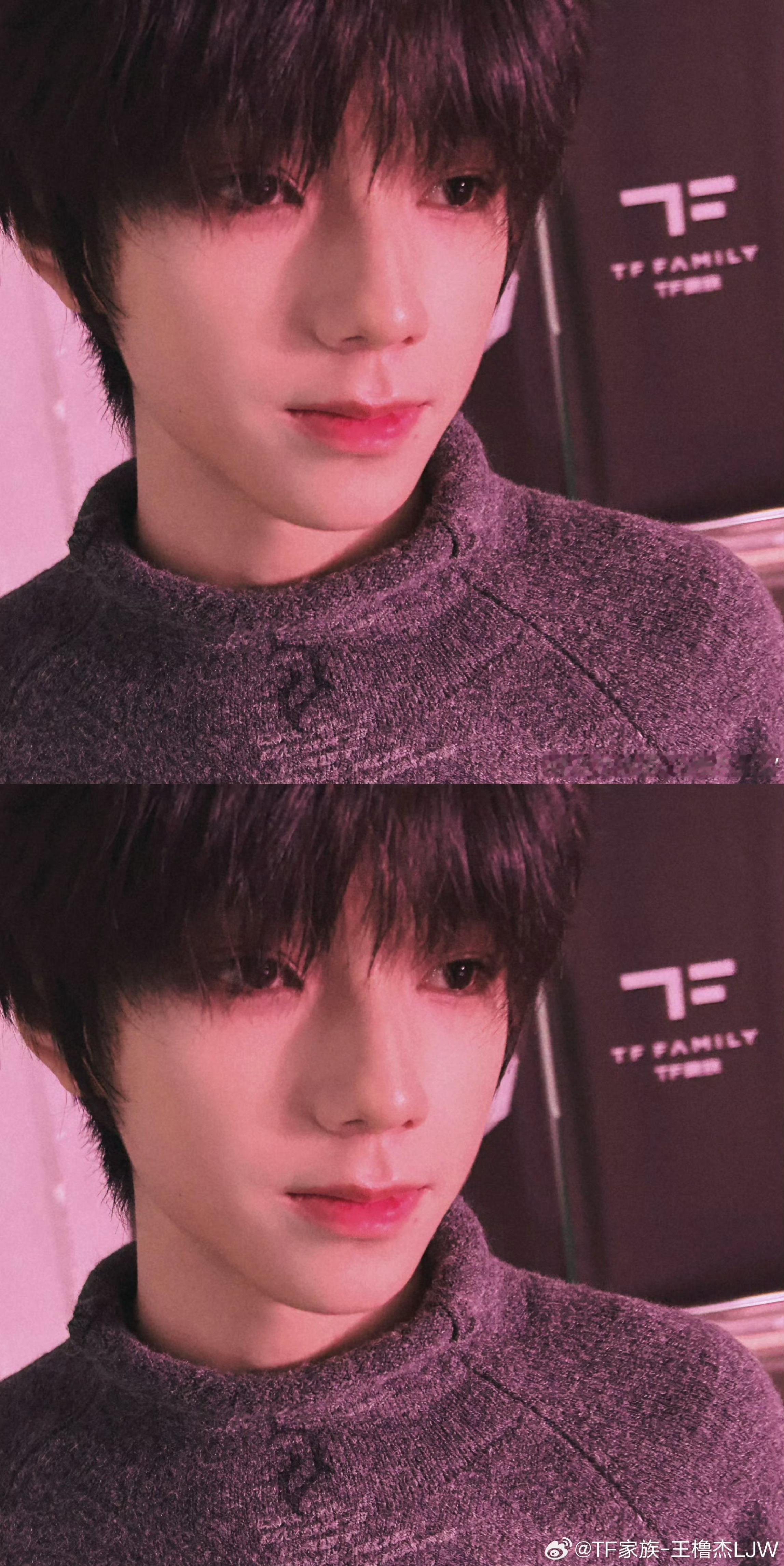 王橹杰完全撕漫男 王橹杰今日份更新，建模脸模完全撕漫男，眼神好深邃迷人，不仅脸在