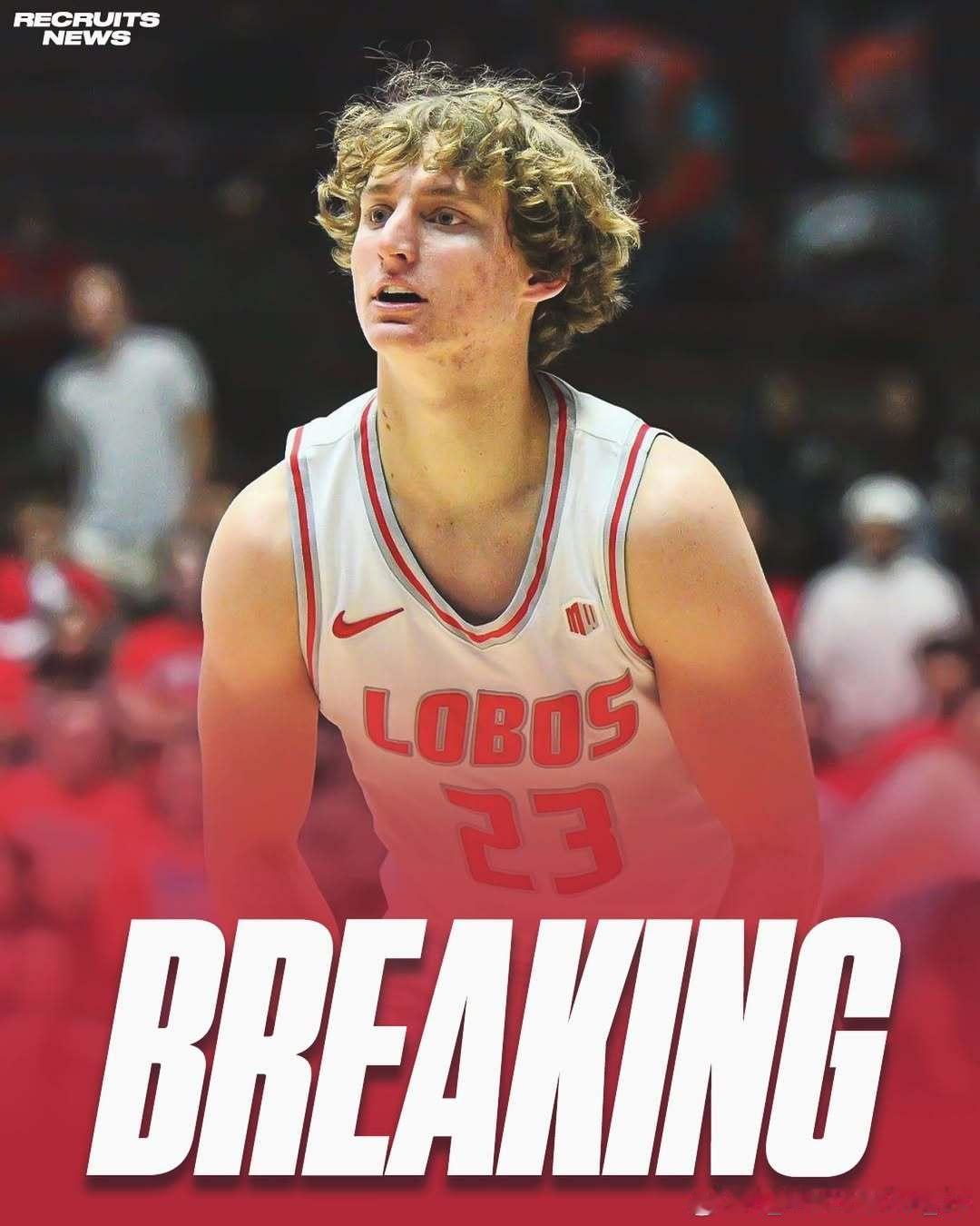 杰克·霍尔(Jake Hall)已从转学窗口撤名，将重返新墨西哥大学开启大二赛季