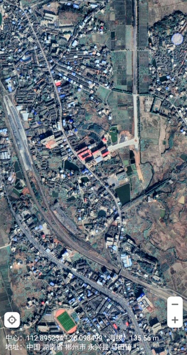 卫星地图 我的家乡