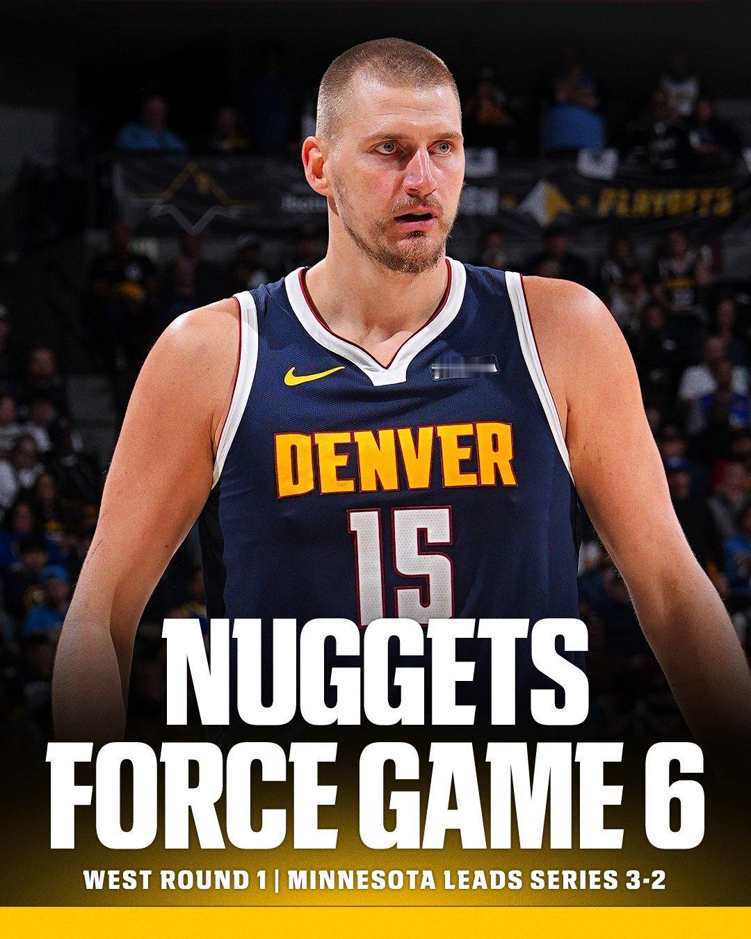 掘金追回一局，2-3落后森林狼，这一组估计要抢七的 