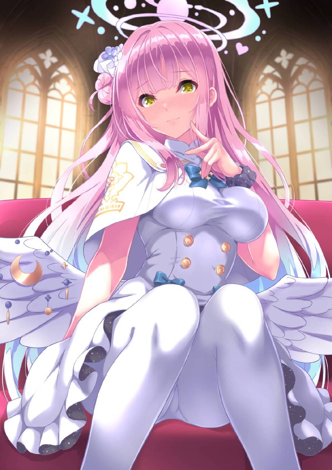 圣园未花——碧蓝档案——画师: 桃園結，网页链接