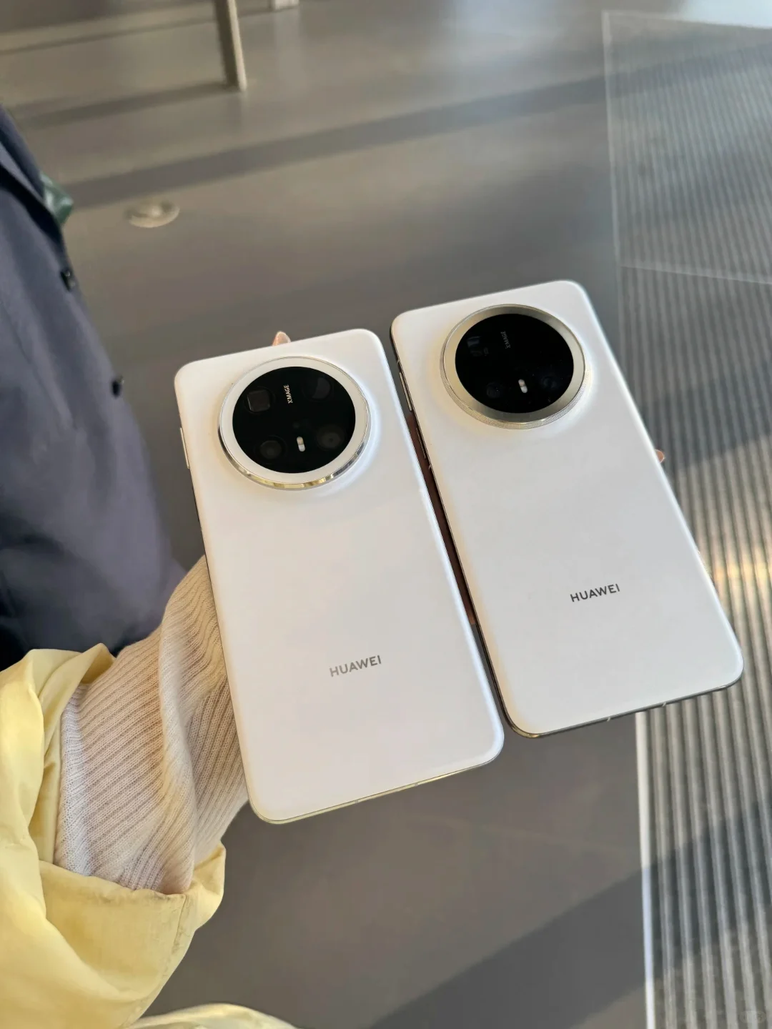 Mate70白色是今年最好看的白色，没人反对吧