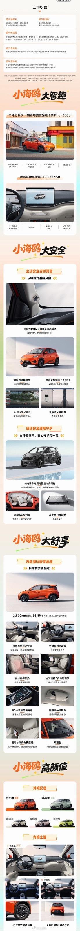 6.99万起，比亚迪2026款海鸥竟把激光雷达塞进A00级小车！谁说代步车不配谈