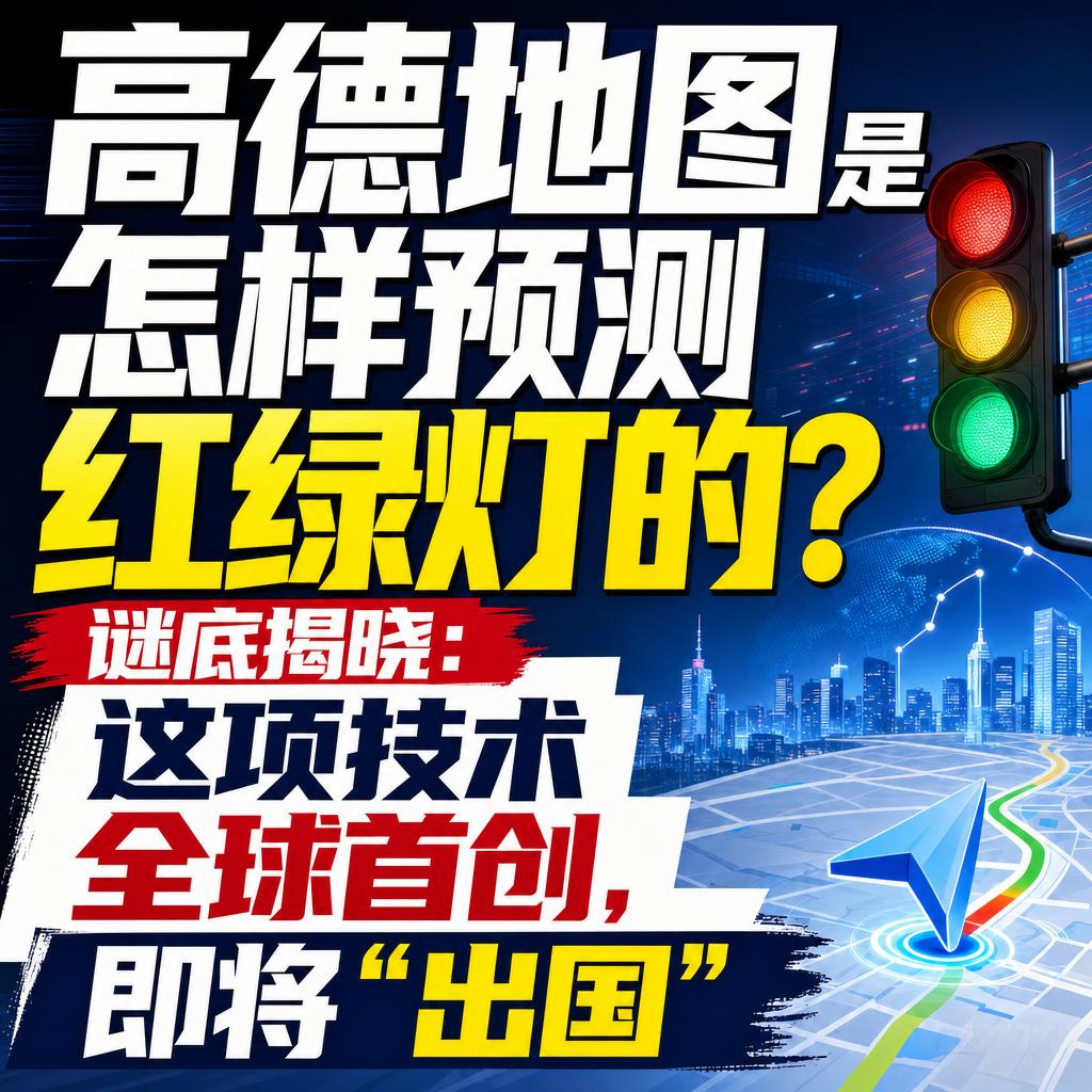 高德AI大模型硬核技术实现红绿灯倒计时并将出海
很多人以为高德地图直接接入了交警