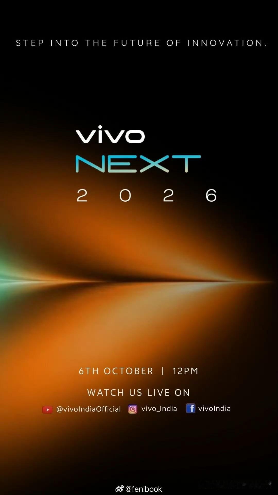 vivo Next？10月6号，vivo还有大事？
今晚刷到一张海报，黑底，顶上