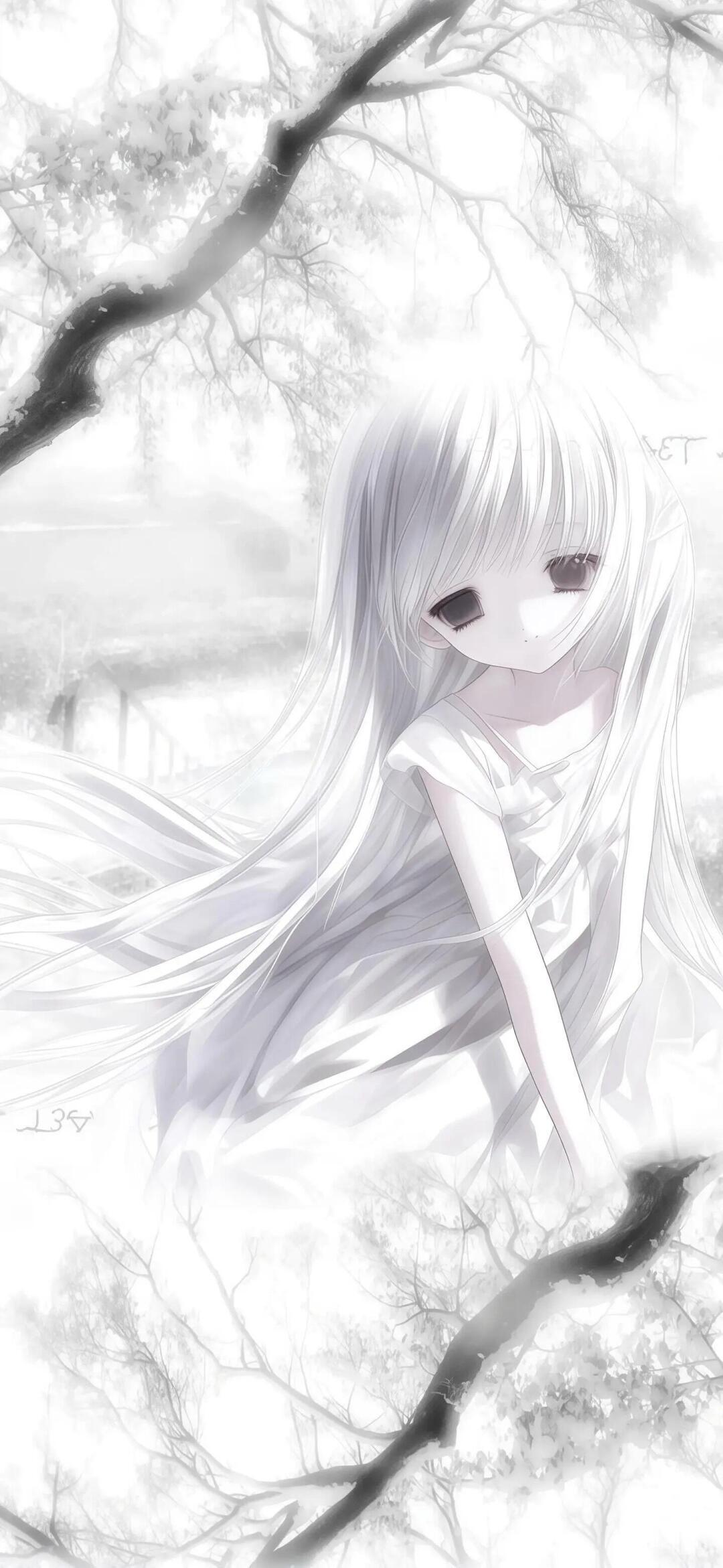 𝑺𝒉𝒂𝒓𝒆｜少女壁纸｜聊天背景｜灰白系 