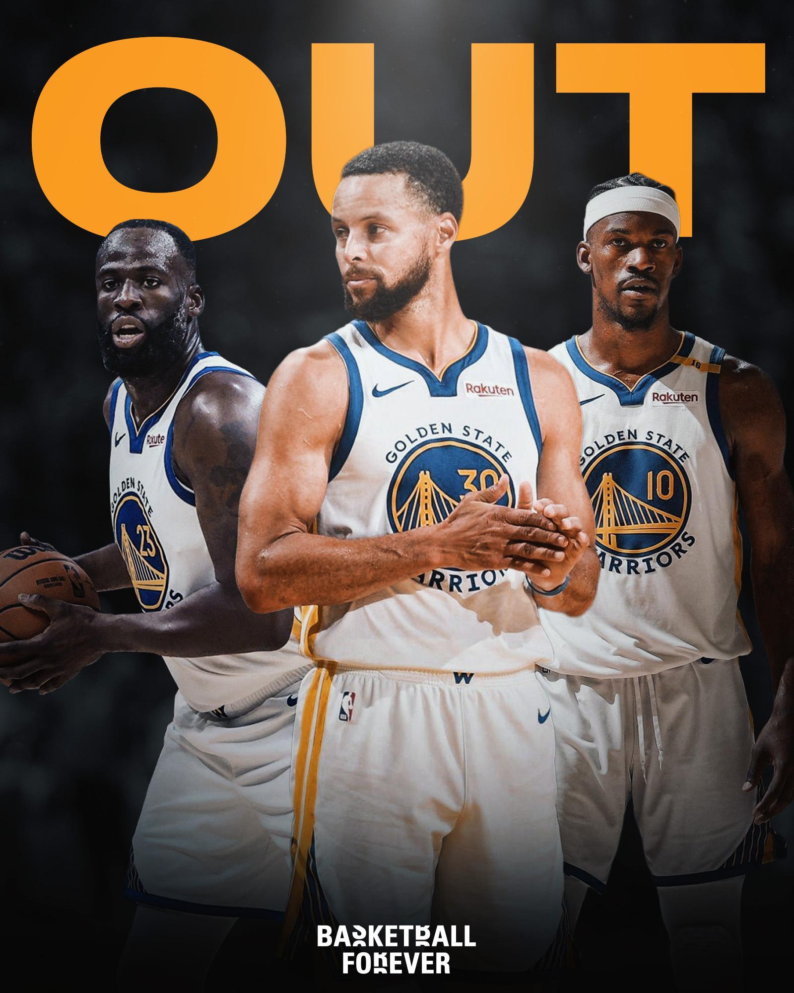 勇士今天背靠背打国王，库里，格林，巴特勒均缺阵。国王也有三名球员不打，拉文、萨博