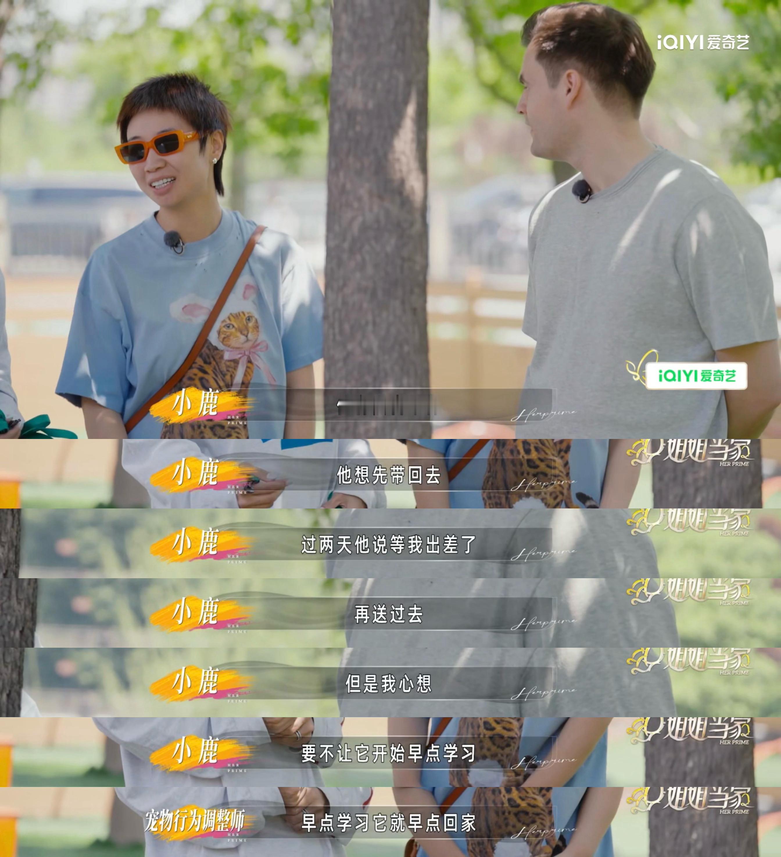小鹿养流浪狗是因为童年缺爱 这下终于懂小鹿总收留流浪小狗的缘由了，原来是童年缺爱