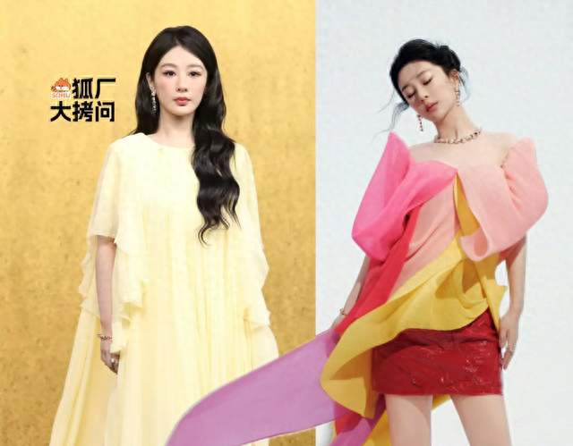 不是吧，杨紫VOGUE这两套，一套亮眼一套踩雷？