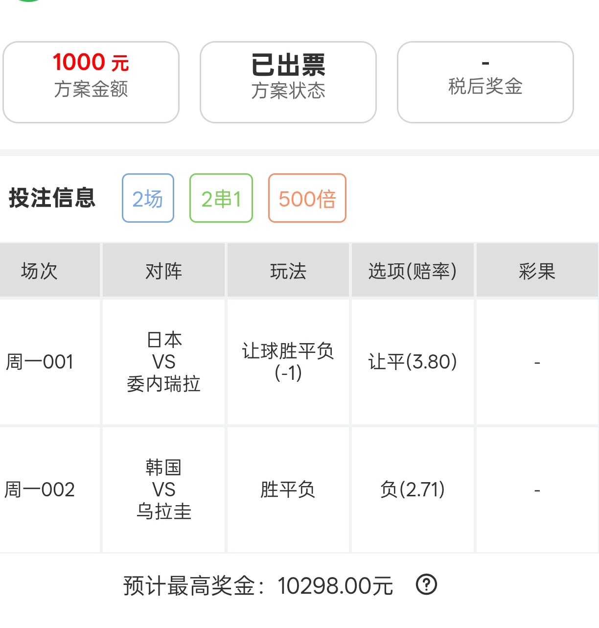 早场先来个10倍开开胃！ ​​​