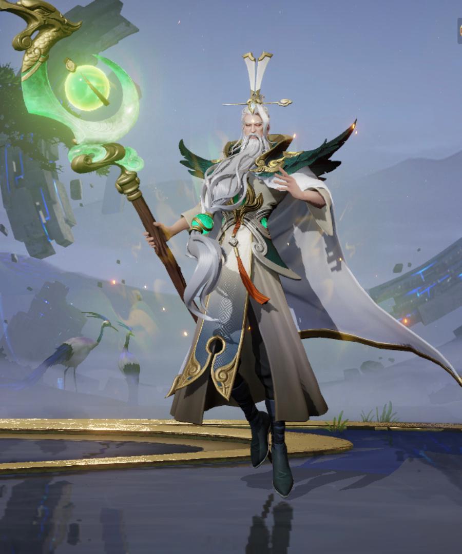 姜子牙新史诗皮肤免费送王者姜子牙新皮肤弘道录 姜子牙老头也在峡谷cos上自己了 