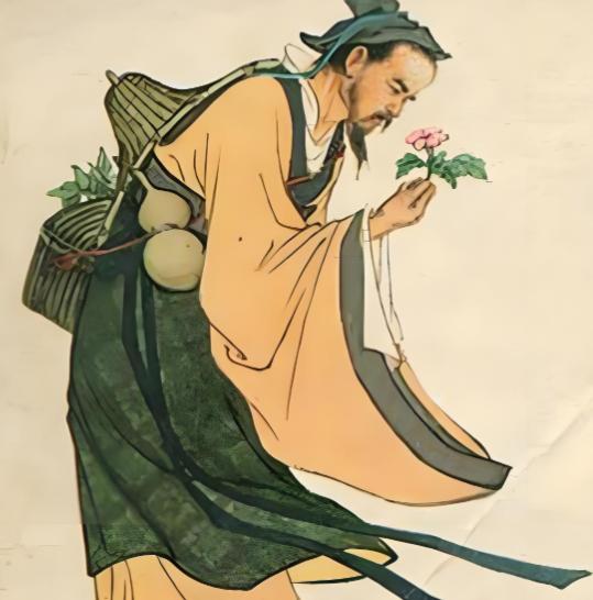 有一次，华佗给一个壮汉治刀伤。可清洗伤口时，他发现这人皮肉底下的纹理不对劲，流的