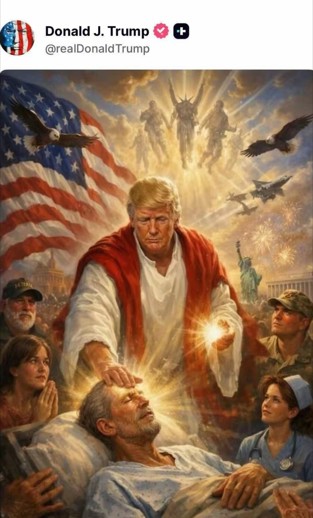 特朗普真是什么都敢发啊！ 