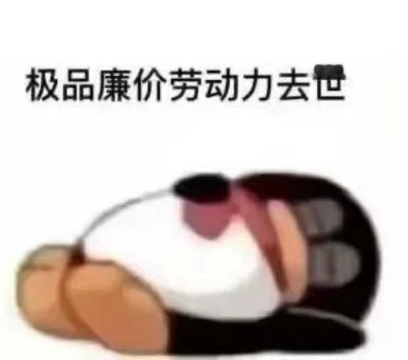 我去买东西，都说人工贵我来上班，廉价劳动力 