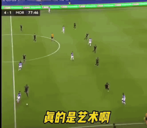 足球场上的进球，有时候就像艺术品一样，让人百看不厌。
就像这个个进球，被赞为值得