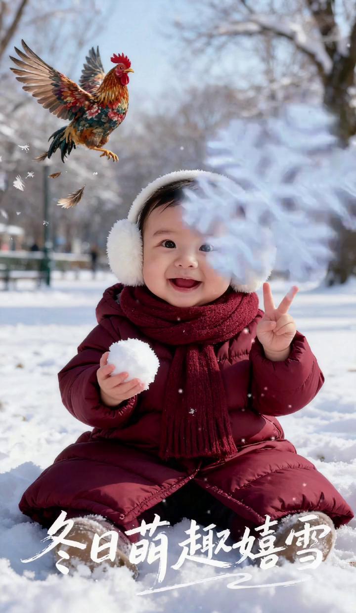 雪一落，北京人就醒了。
颐和园的冰面嘎吱响，孩子追着雪球满地打滚。
滑雪场排起长