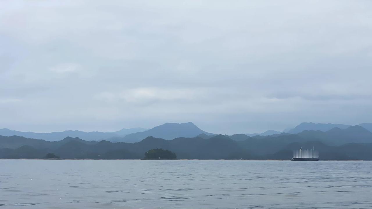 #千岛湖旅行分享# 一蓑烟雨
