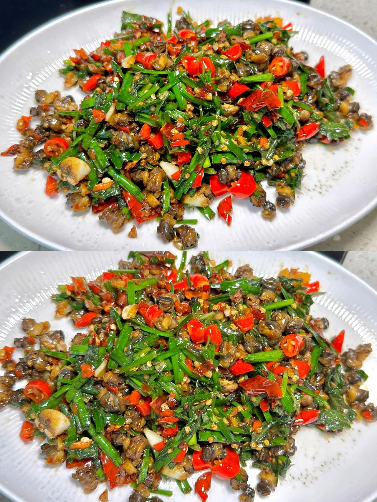 爆炒香辣螺蛳肉，紫苏螺蛳肉太搭了，巨下饭

一大口肉太过瘾啦～紫苏的特殊香味跟香